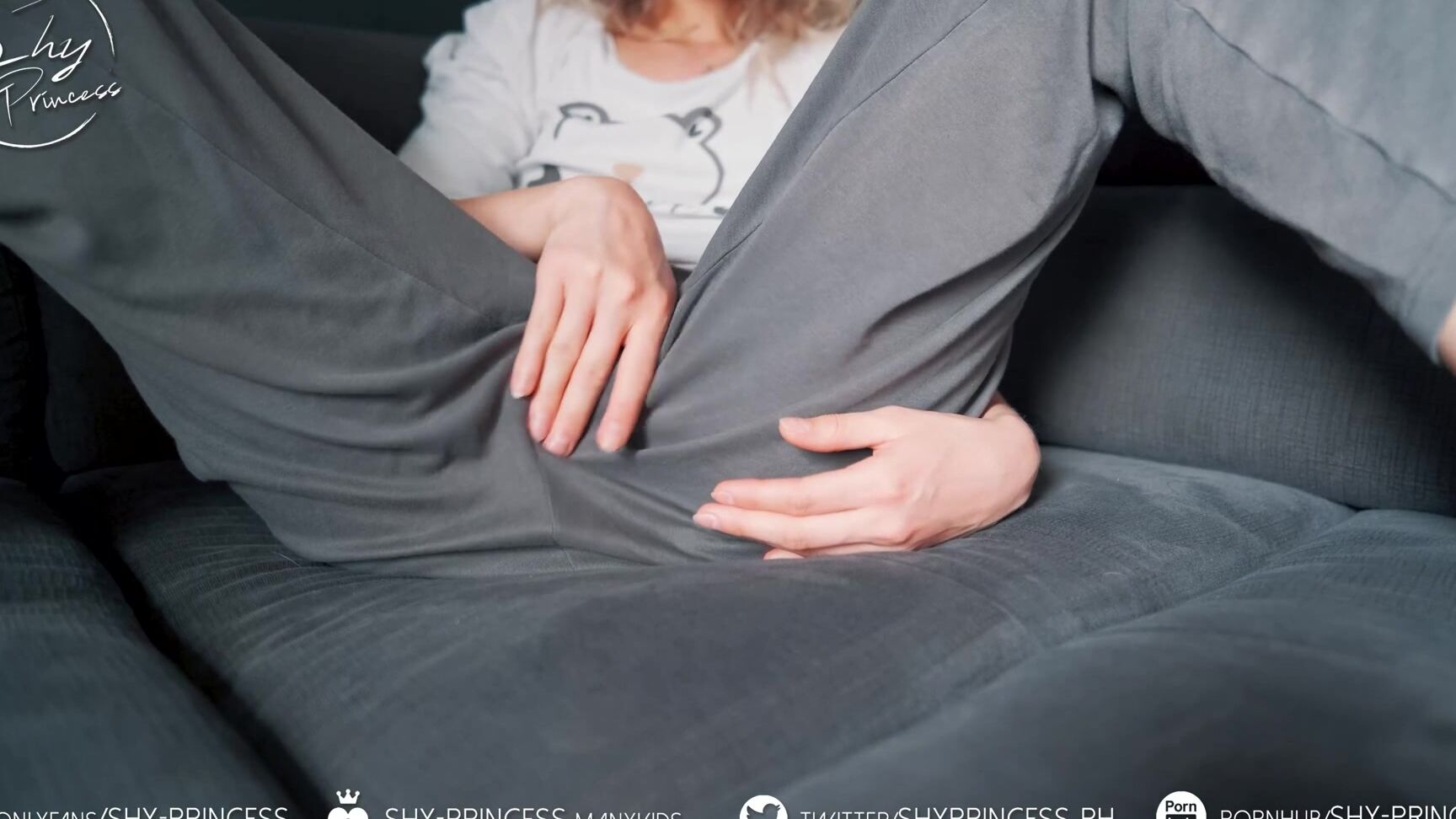 Shy Princess Oops I Made My Pajamas Super Wet And Creamy