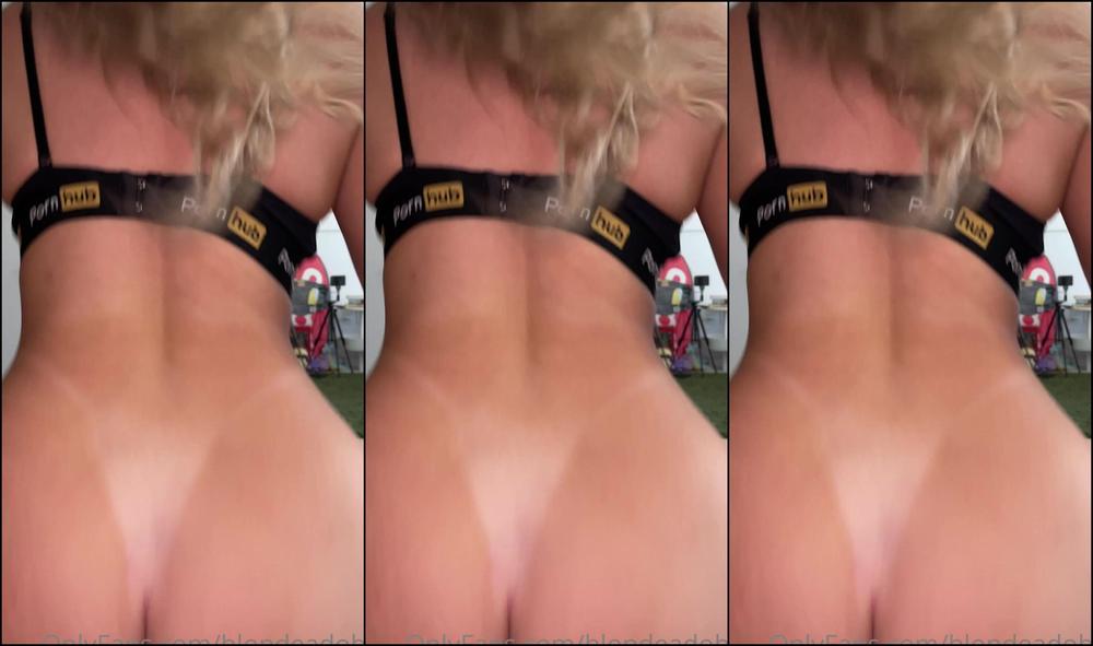 Blondeadobo Enjoy My Thick Ass In Your Face And Riding