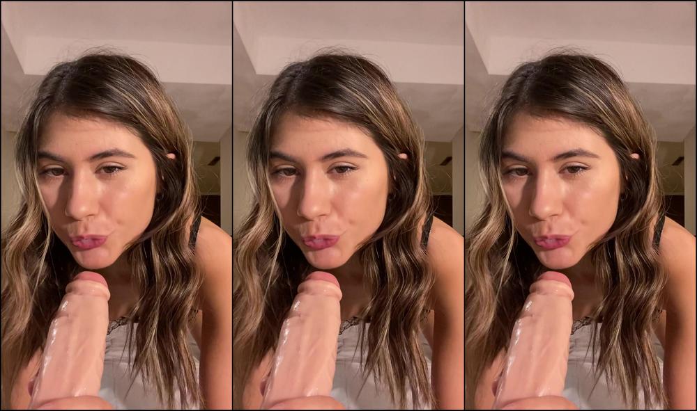 Charlottemae Sloppy Dildo Blowjob Manyvids