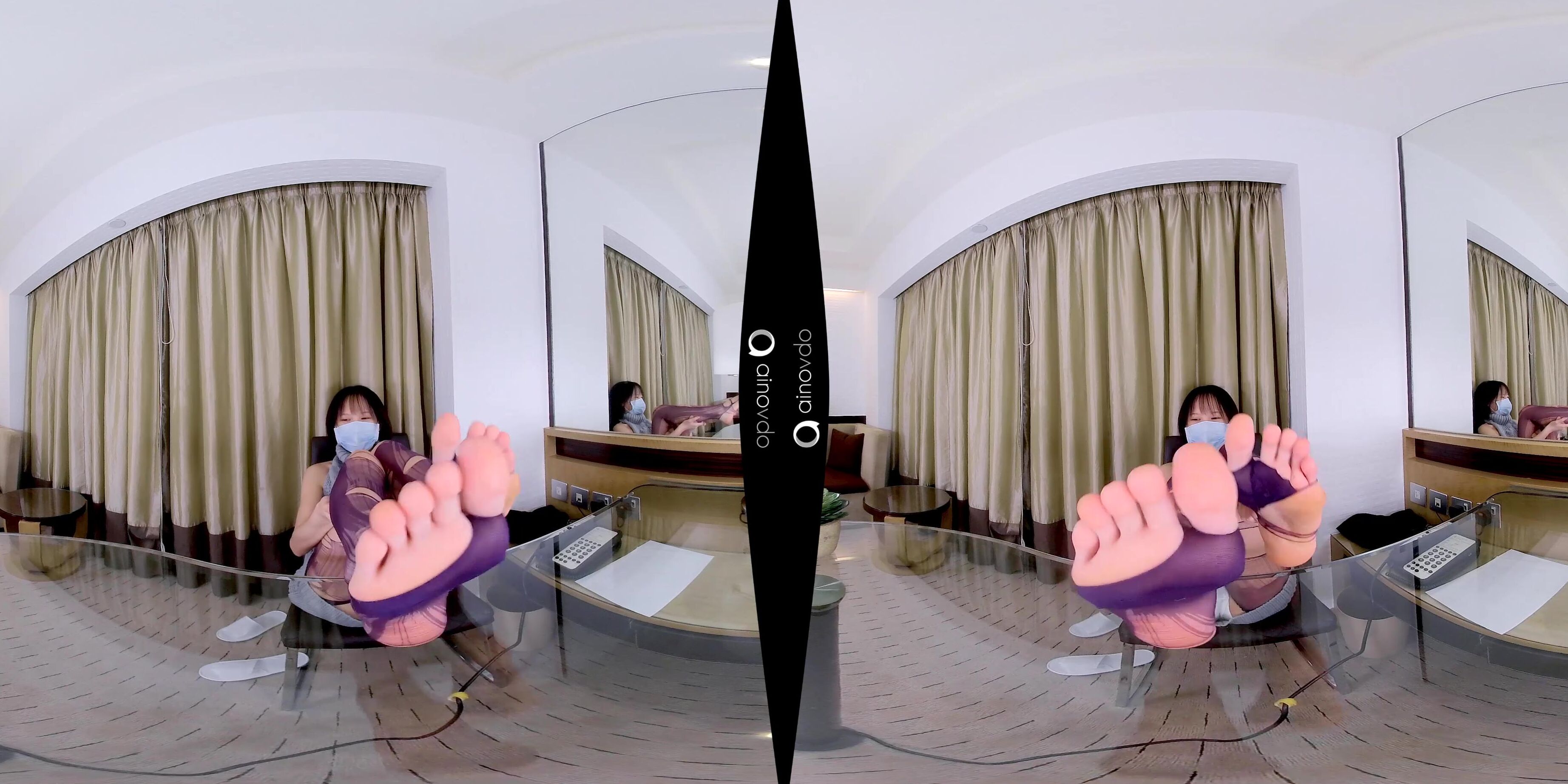 Foot Fetish, Virtual Reality, Wrinkled Soles, Toe Fetish, Stocking, SFW ainovdo erika05 feet vr e ManyVids