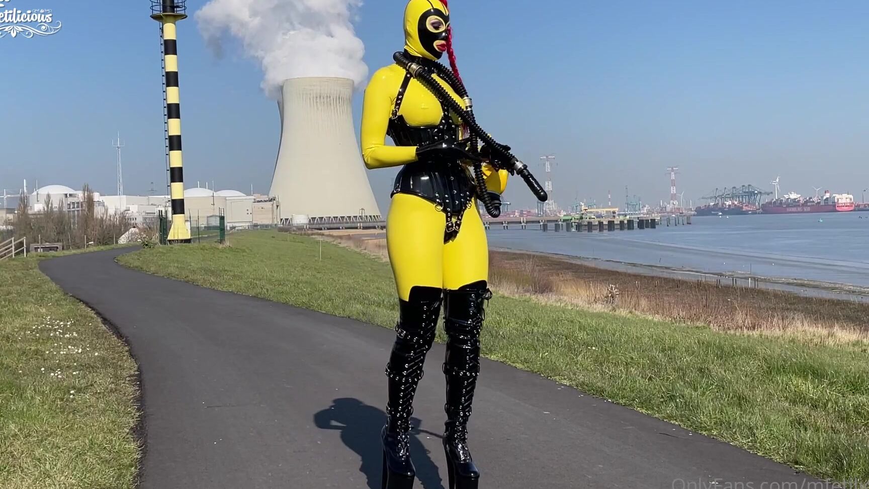 Mfetilicious Behind The Scenes Of My Last Shoot With Ligatio In Doel Belgium On The Left Side You Can