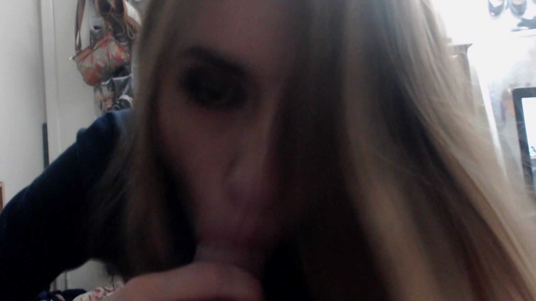 Creampie, Cumshots, Gyno, POV, Pussy Gaping amber wildee up close bj with surprise cum  ManyVids