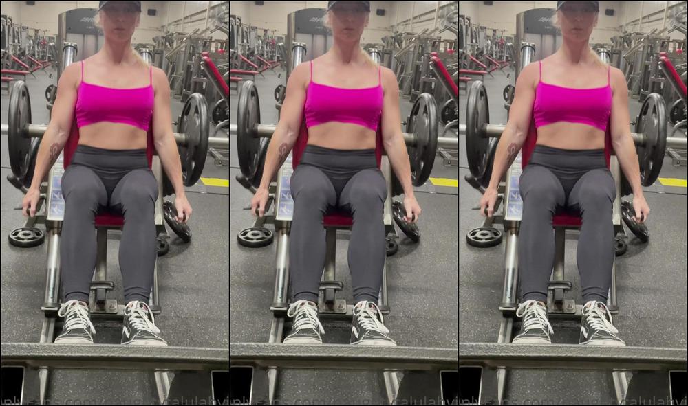 Naughtytalulahvip Booty Workout With A Sexy Nude Ending Heh