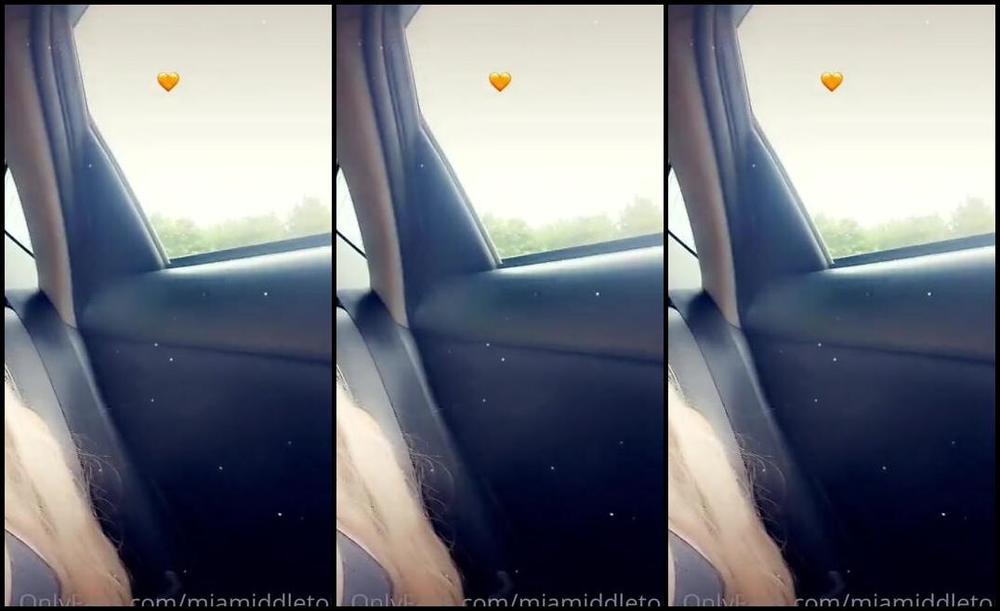 Mia Middleton Nicknamed Miamiddleton Onlyfans Just In My Uber On My Way Home From The Studio