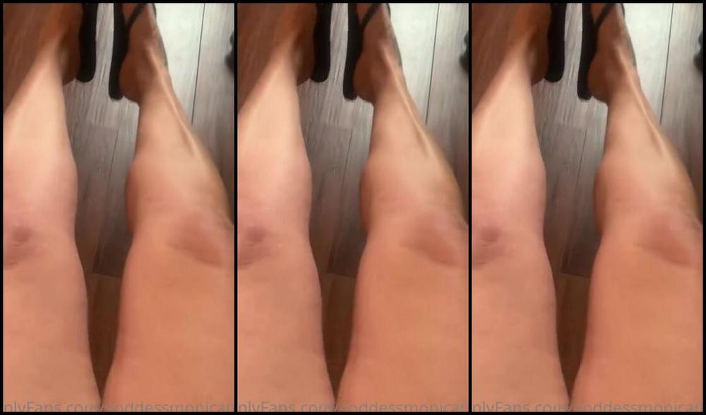 Goddessmonica00W Onlyfans New Black Flip Flops Ty Luvp