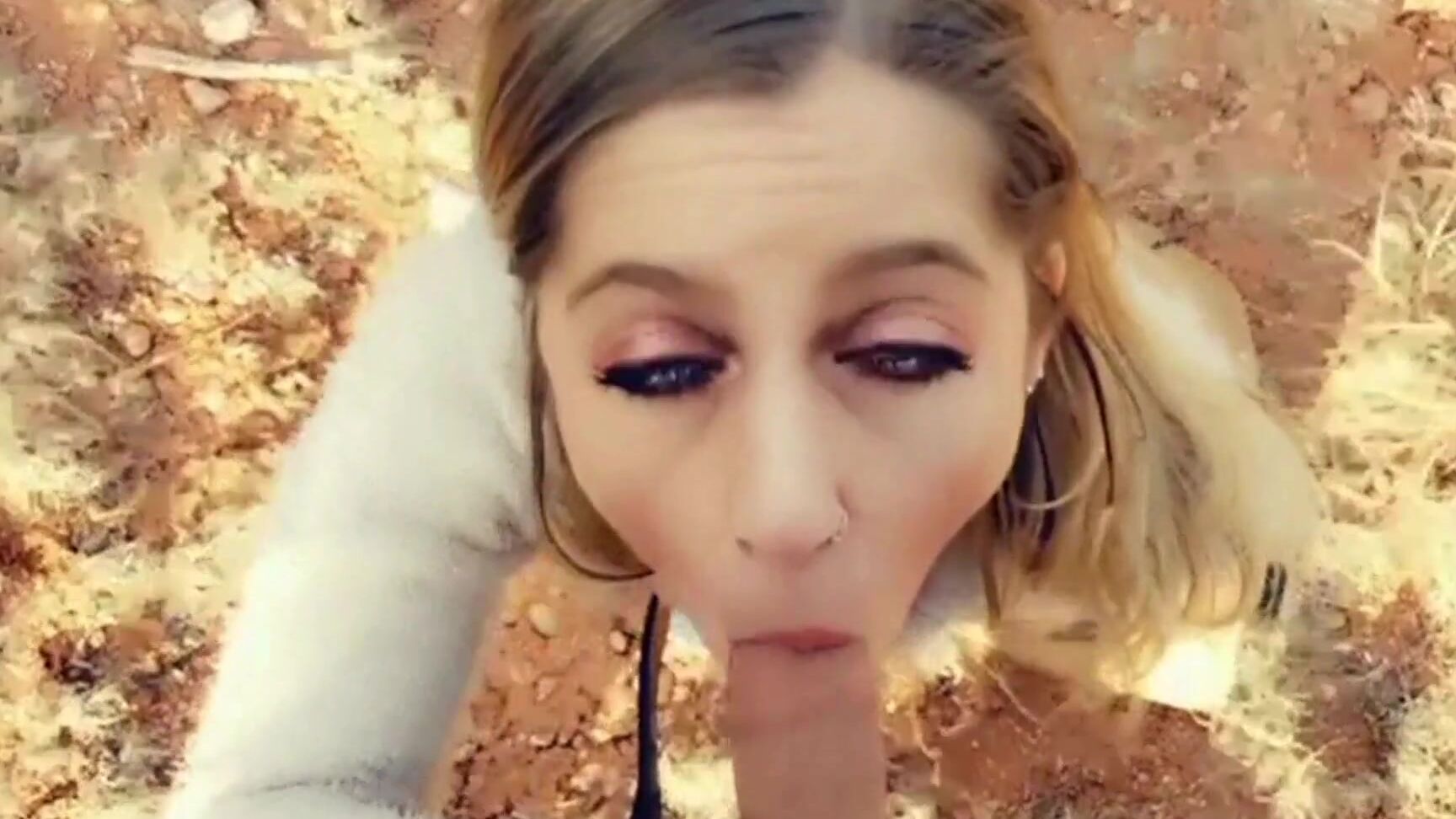 Thisisfuckingfun Backyard Blowjob