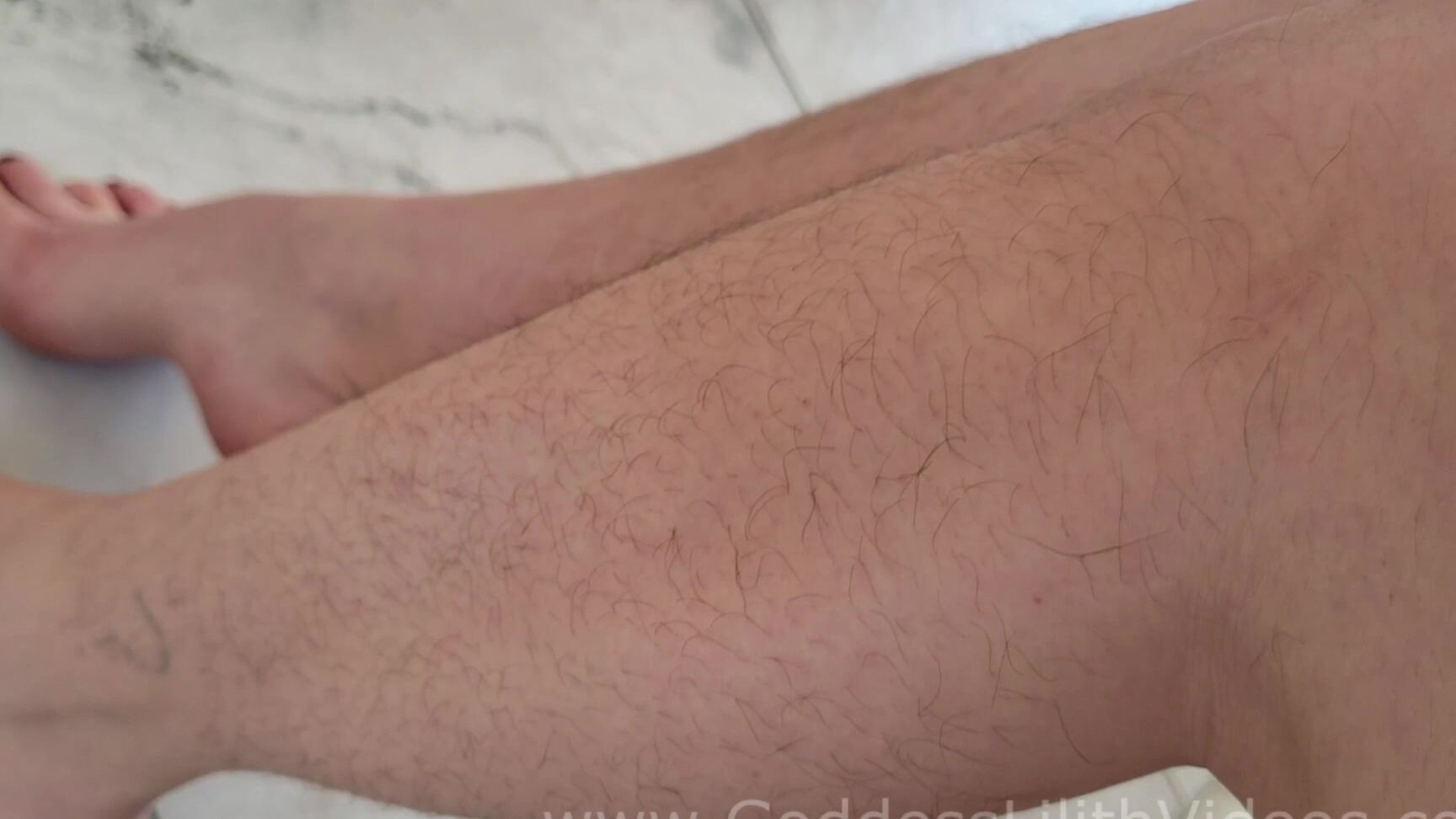Goddess Lilith - Hairy Leg Worship POV ManyVids