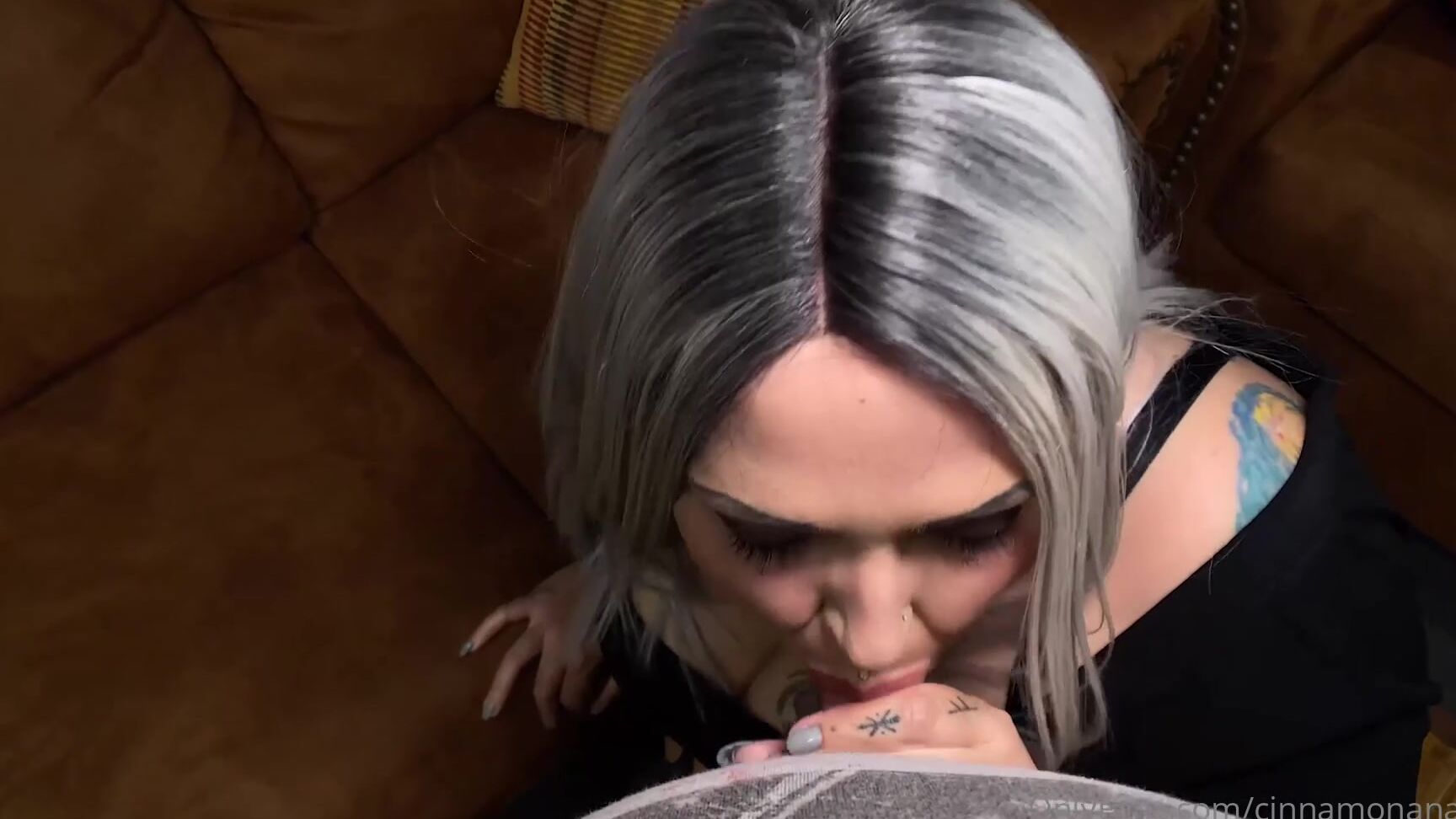 Cinnamonanarchy Daddy Shows Me How To Give A Blowjob And Footjob Till He Cums