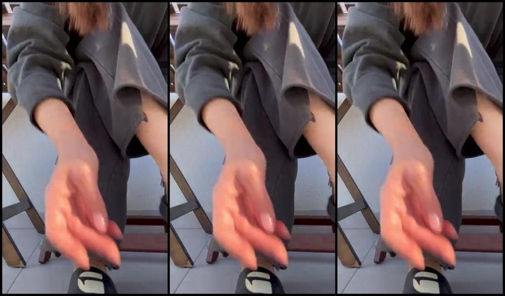 Mistressanna Onlyfans Foot Worship While I Am Drinking My Morning Coffee And Waiting For Your Breakfast To T