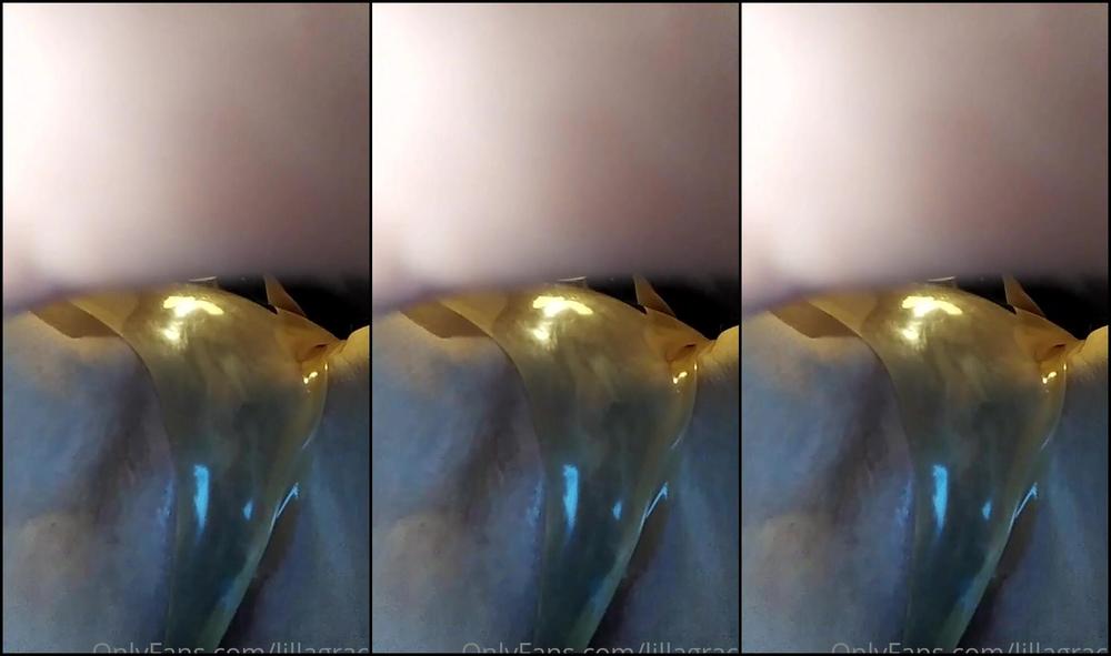 Lillagrace Touching My Wet Pussy In Semi Transparent Latex Pants