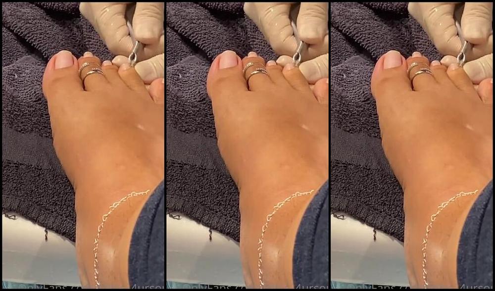 Goddess See Nicknamed Soles 4Ursoul Foot Fetish 09 18 2020 Onlyfans Video Pedicure Part 1