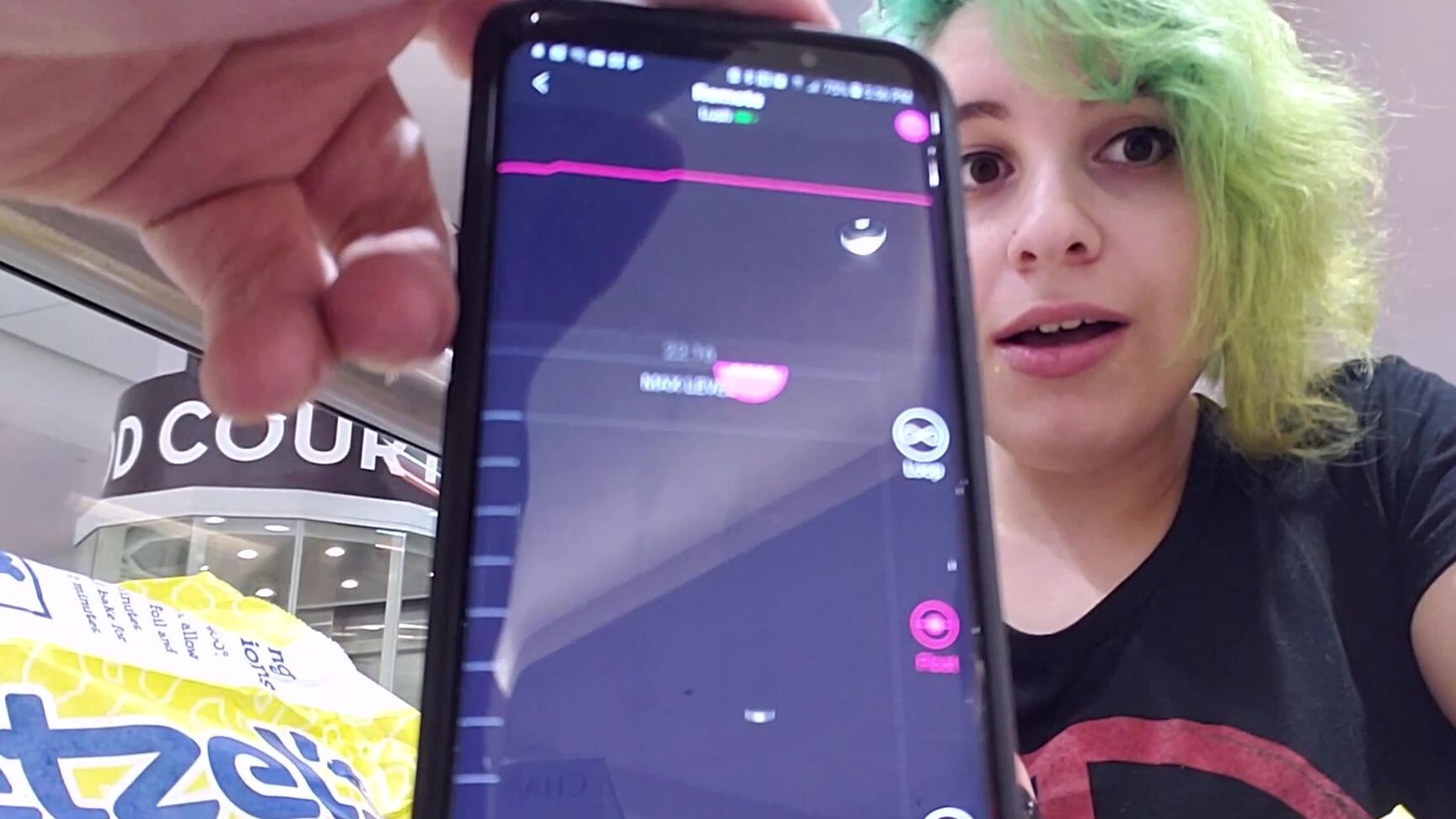 Lilkiwwimonster So Naughty With My Lush At The Mall