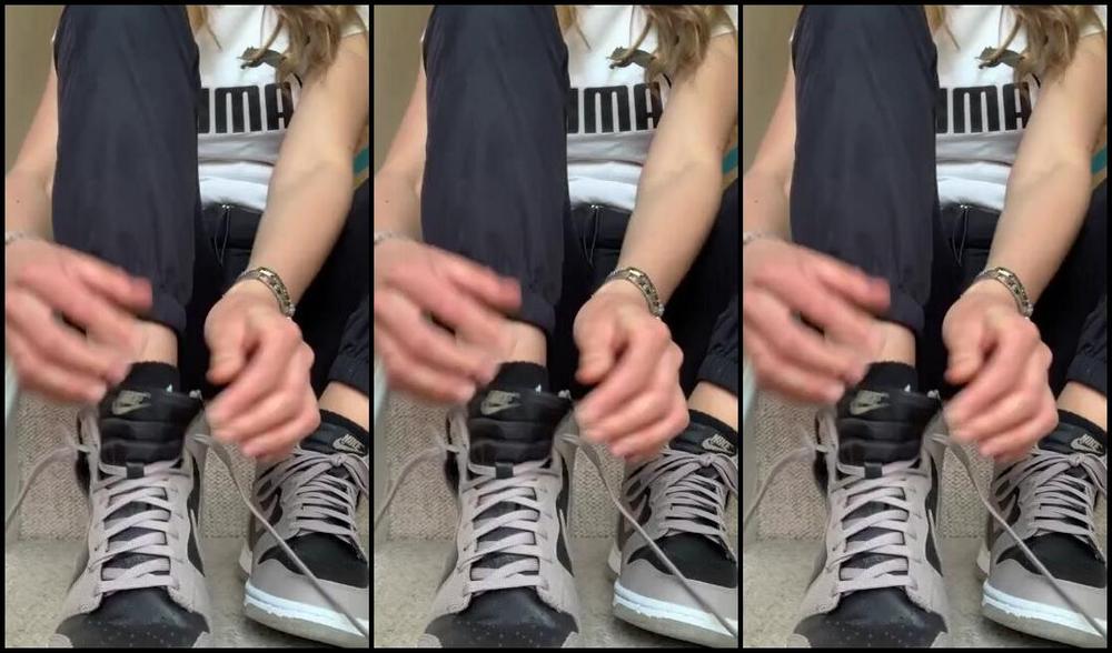 Miss Emma Rose Nicknamed Emmaemmarose Onlyfans My Feet Have Had Such A Busy Day These Trainers Really Hold In The Heat