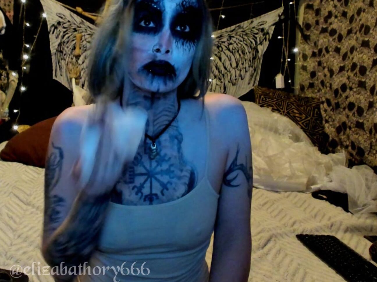 Eliza Bathory Washing Off Corpse Paint