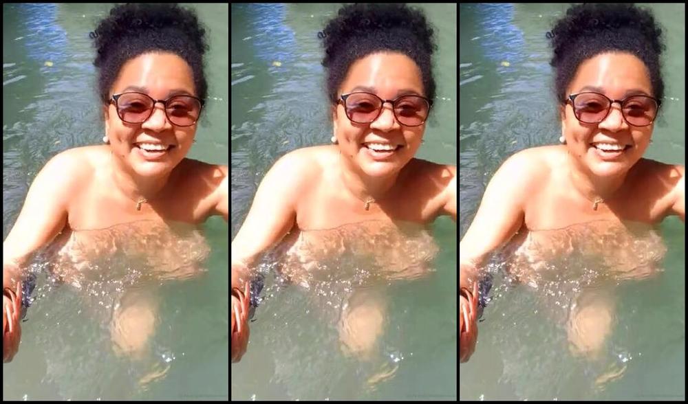 Meryann Aka Solesqueenrd Onlyfans Was Having Fun In The River Look Those Tities Jumping