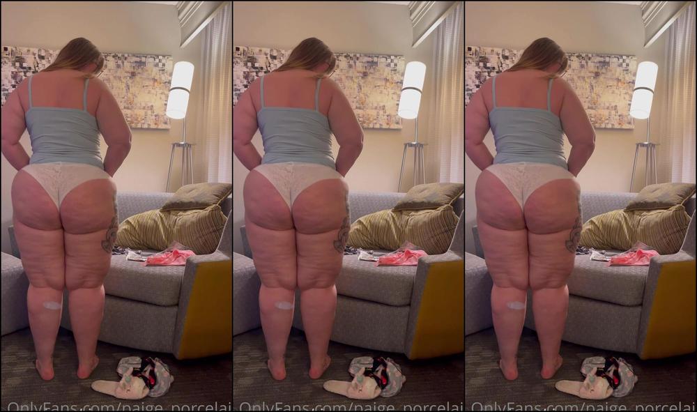 Paige Porcelain Panty Try On Sort Of Joi Game How Far Can You Get Before You Cum Watching Me Try On Panti