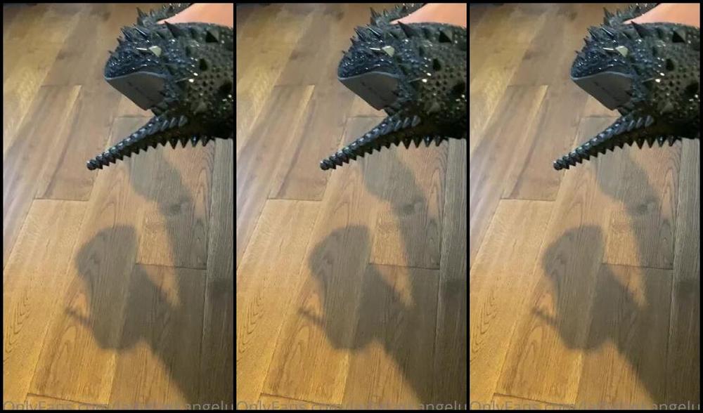 Ladydarkangeluk Onlyfans Shoes Spikes So Harsh
