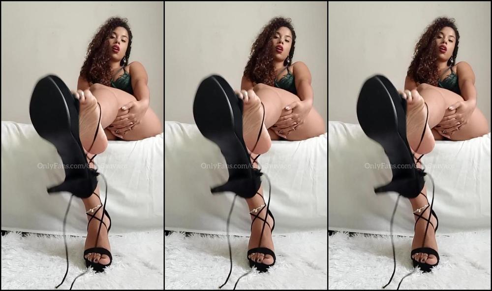 Gia Sauvage Heels Dangle Booty And Soles End Full Length Video