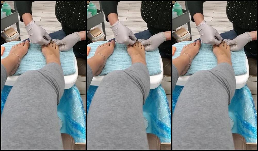 Fly Girl Nicknamed Flygirl76 11 29 2019 Onlyfans Video Pedicure Part 2