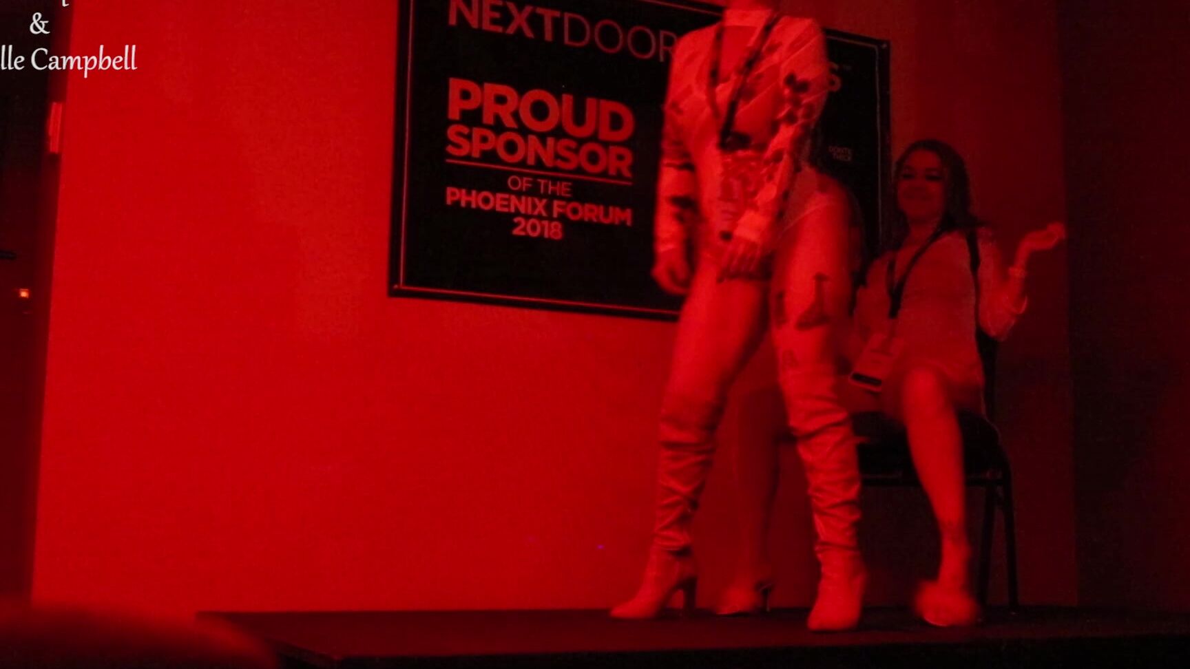 Nikki Sequoia Nikki Gives Camille A Public Lapdance