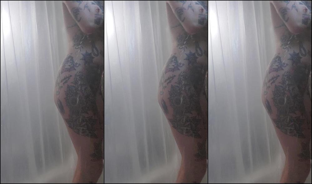 Littlespittle Just Goofing Off In My Morning Shower While Trying Not To Rinse My Hair Dye Out