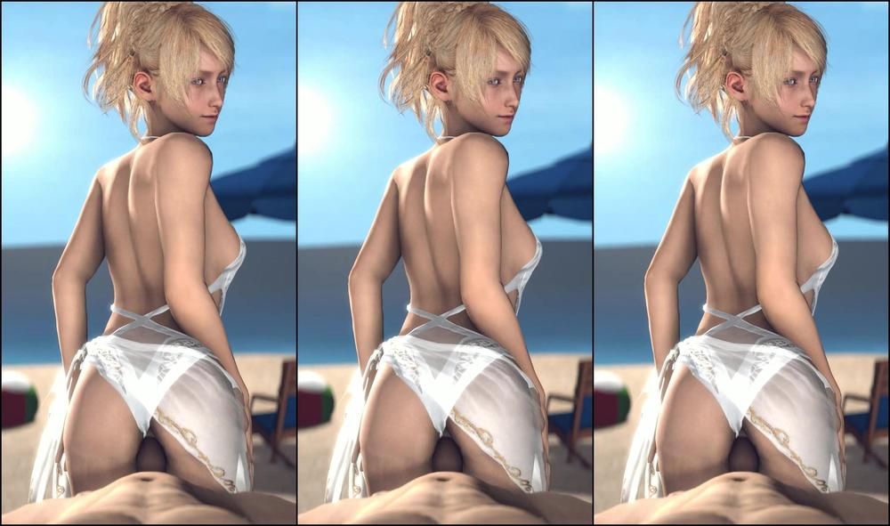 Lazyprocrastinator Lunafreya Beachtime Pov Cowgirl V3