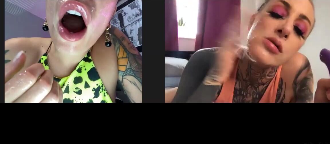 Ava Austen Today With Angel Long Nasty Yet Sensual And Oh So Hot Spit Play I Miss Her Dirty Mouth