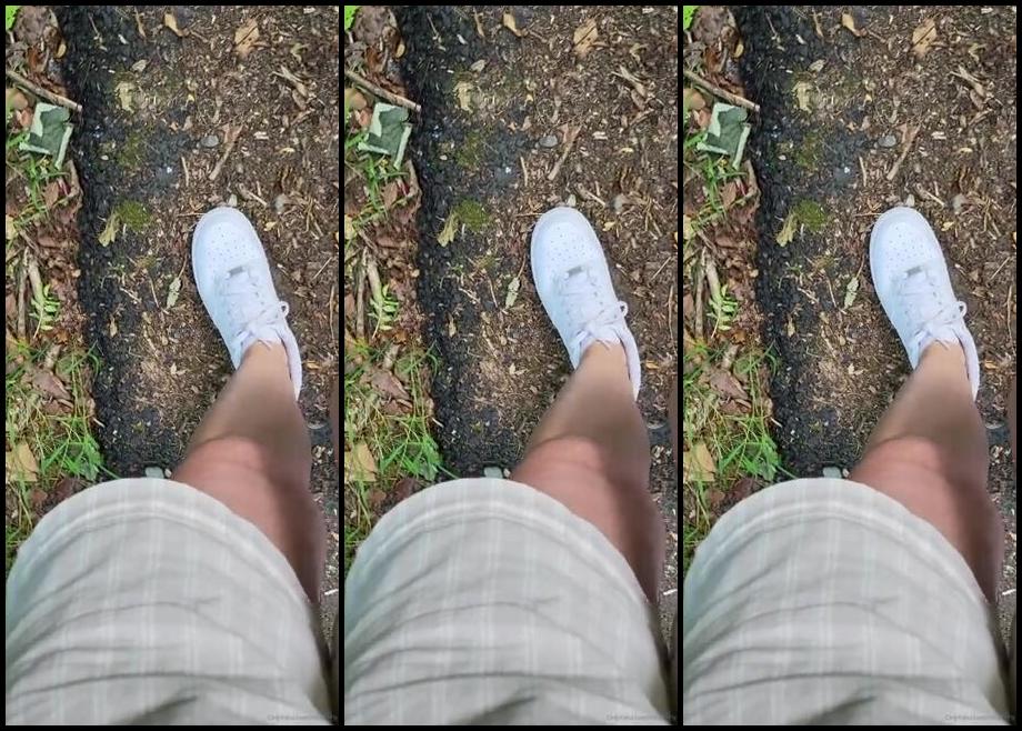 Miss B Nicknamed Missb52S Onlyfans 07 20 2022 Morning Walk Makes Sweaty Socks And Dirty Trainers