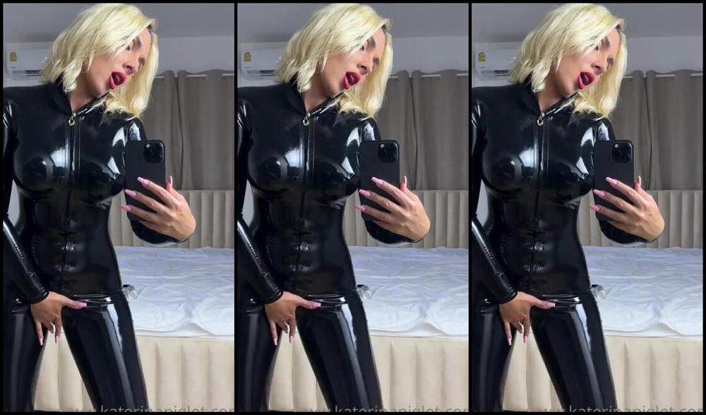 Katerina Piglet Nicknamed Katerinapiglet Femdom 02 08 2023 Onlyfans Video I Love It I Can Always Shooting Only In This One Catsuit