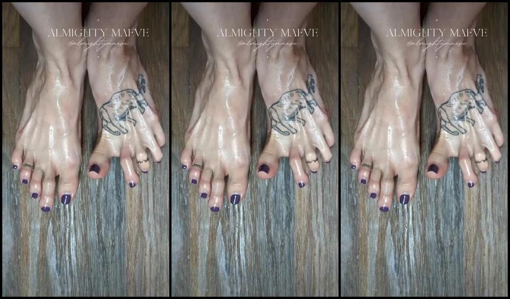 Almighty Maeve Nicknamed Almightymaeve 12 14 2023 Onlyfans Video Purple Is Almost Gone Heres A Minute Of My Oiled Tops D