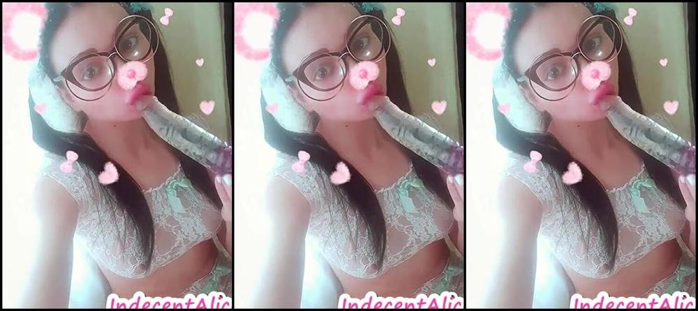 Sweet Babe In White Lingerie Fuck Her Tight Pussy With A Pink Dildo After Lesson Homemade Indecentalice P