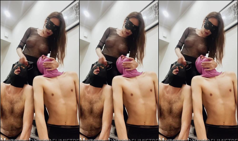 Israelimistress Two Bitches Are Sexually Sucking Mistress S Cock And Helping