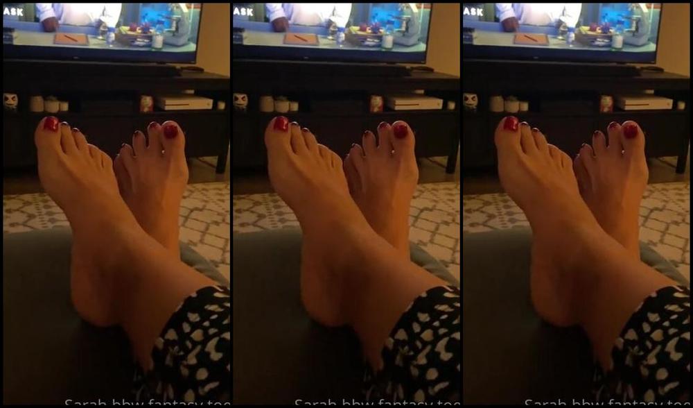 Sarah Bbw Fantasy Toes Aka Comefollowsarah Onlyfans Toe Wiggles For Y All