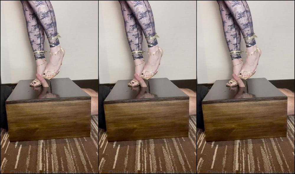 Goddessfendi 2603869616 09 16 2022 I Love Stomping On His Dick W My Sexy Heels How Pathetic Is He