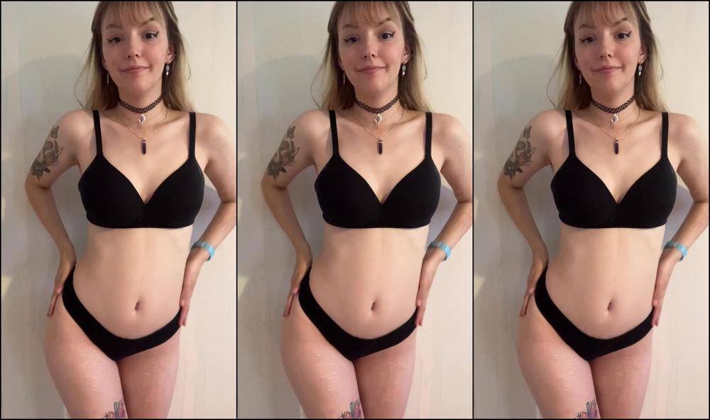 Gibbymoo 3010482630 09 13 2023 Teasing You In Some Simple Black Lingerie