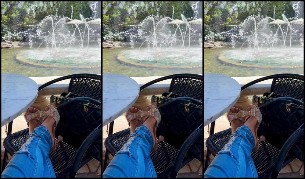 Goddess Pussyfoot Aka Goddesspussyfoot 10 07 2024 Onlyfans Video My New Sparkle Mules And French Tips A Showcase For Monday