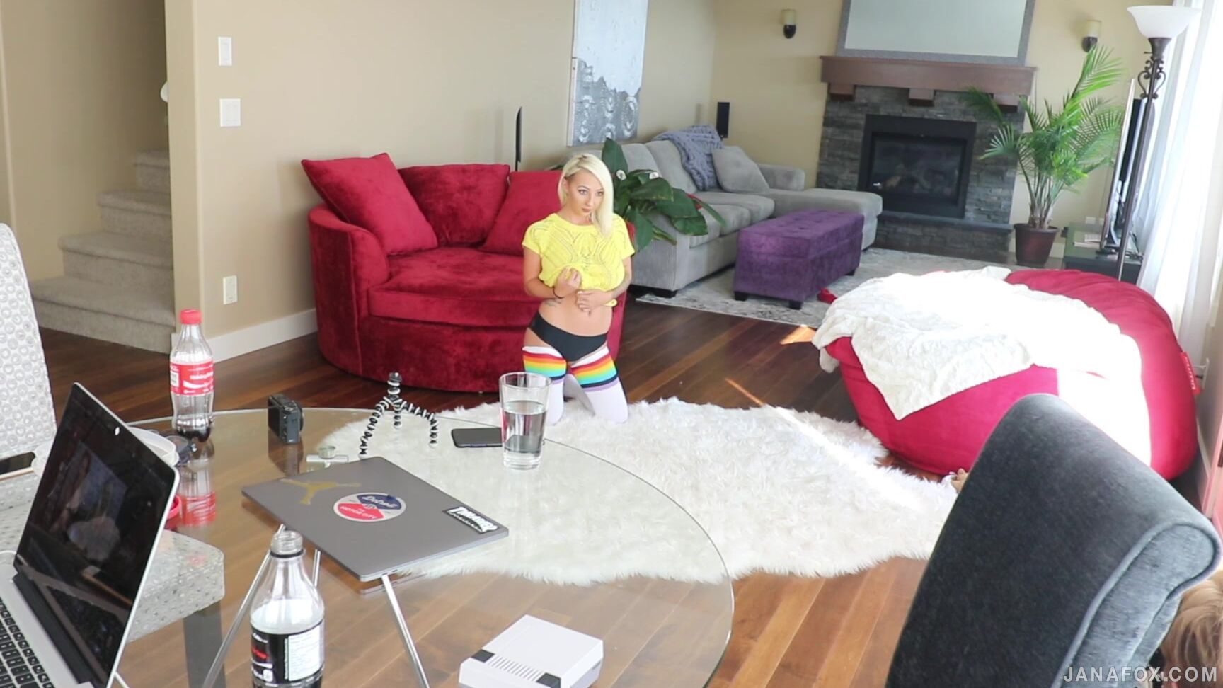 JanaFox.18.05.06.Rainbow.Stockings.BTS Mix