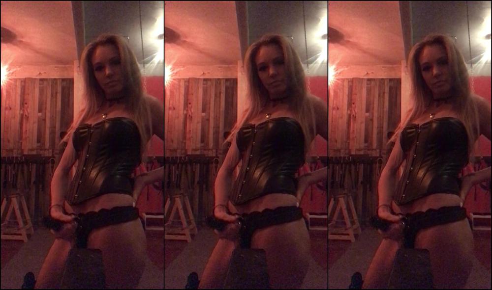 Lady Dark Angel Ready And Waiting With My Strap On On For My Sub To Arrive Oh I Do Love A Bit Of Strap On Play