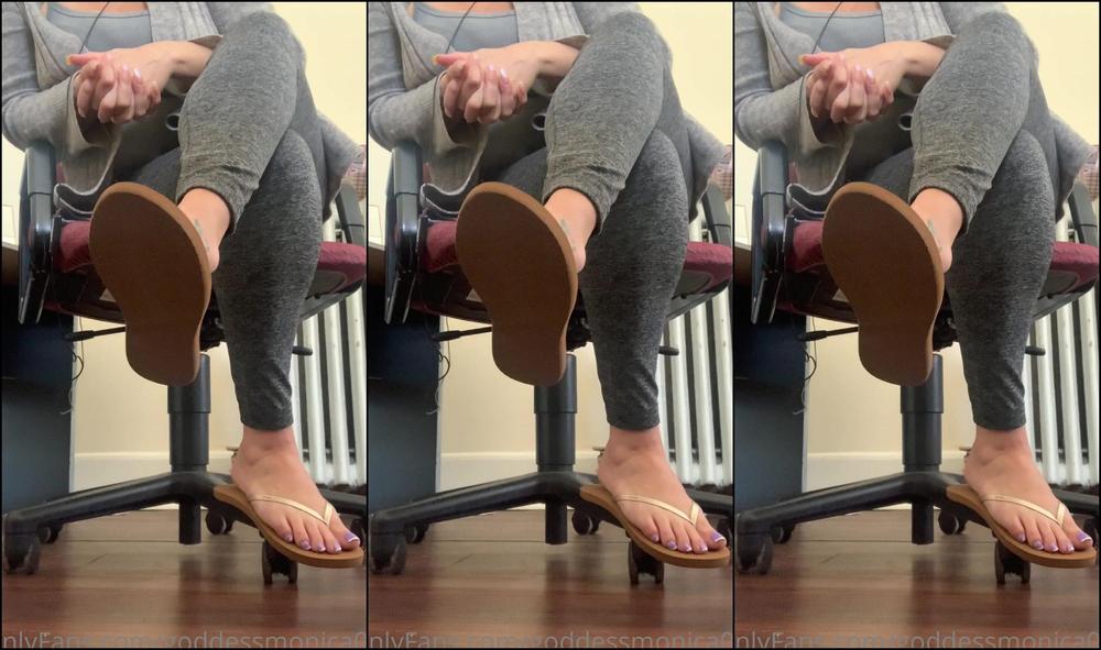 Goddessmonica W Caught You Staring At My Feet During A Staff Zoom Meeting This Joi Is A Fan Request