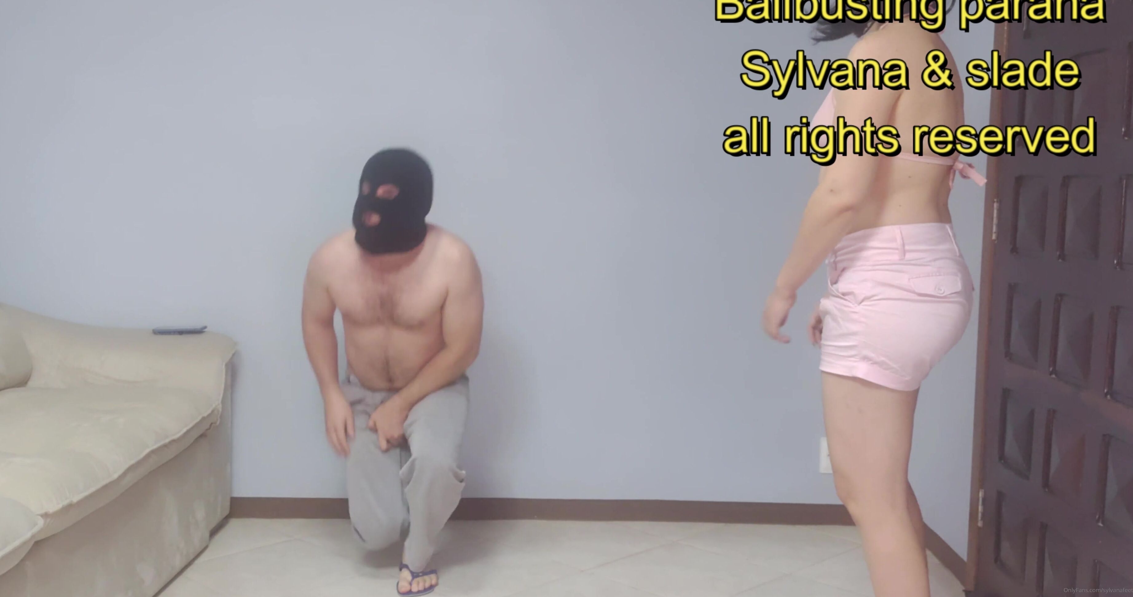 Sylvanafeet My Pink Plataform Shoes Vs Two Balls