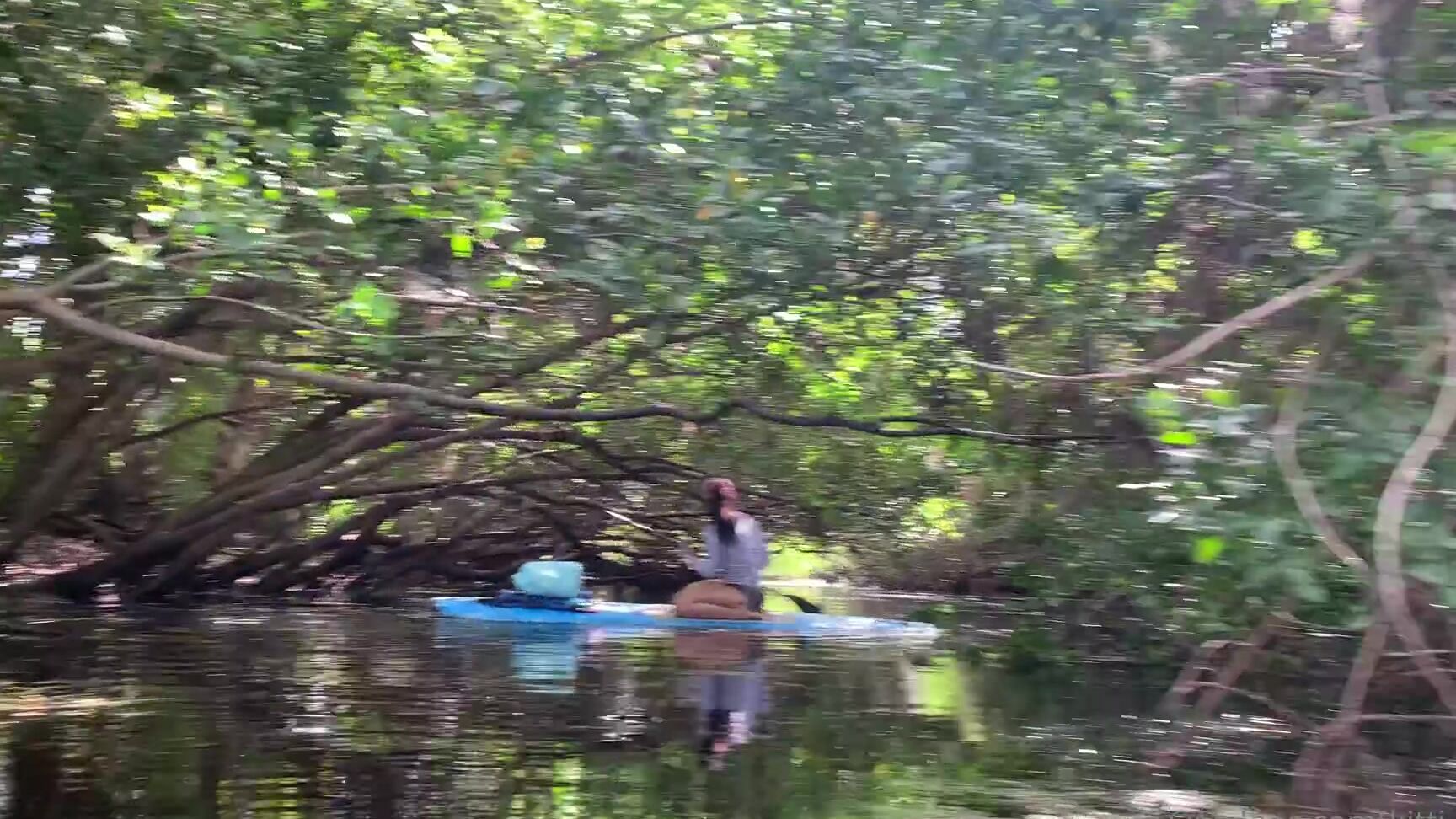 Kittibellevip Standup Paddle Boarding On A Water Near A Locate