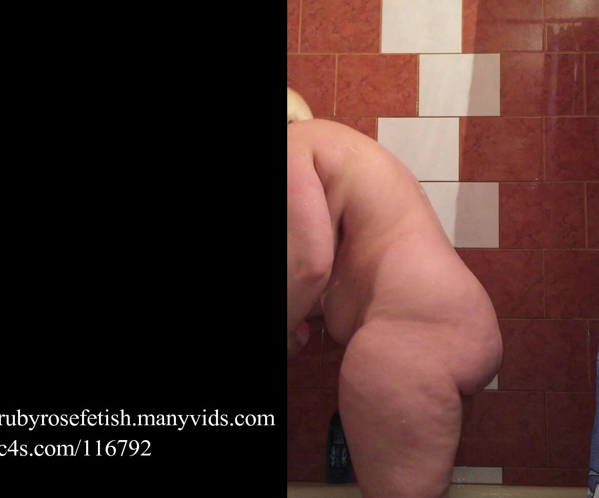 Ruby Rose Fetish Sexy Soapy Blonde Bbw Hair Body Washing