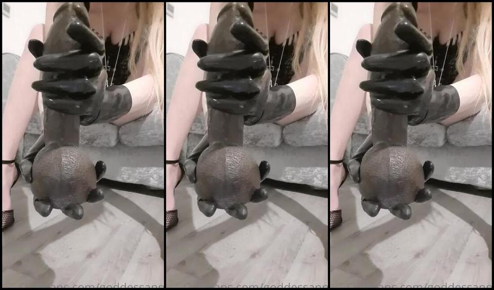 Goddess Anna Nicknamed Goddessanna Onlyfans Cock Owns Your Weak Little Mind Especially Cock Soaked In My Spit Being Stroked By My Latex Glov P
