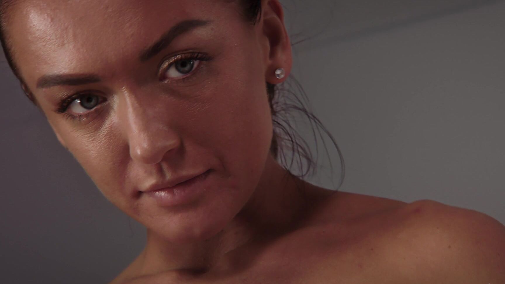 Girl, pantyhose, Tribbing, Dildo, Cunnilingus, Brunette, Kissing, Lesbian, StrapOn Zuzu Sweet & Antonia Sainz - Sexercise 2 SiteRip