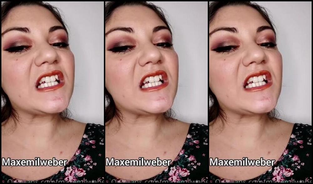 Emily Maxemilweber Nicknamed Maxemilweber 05 27 2021 Onlyfans Video A Lot Of Saliva