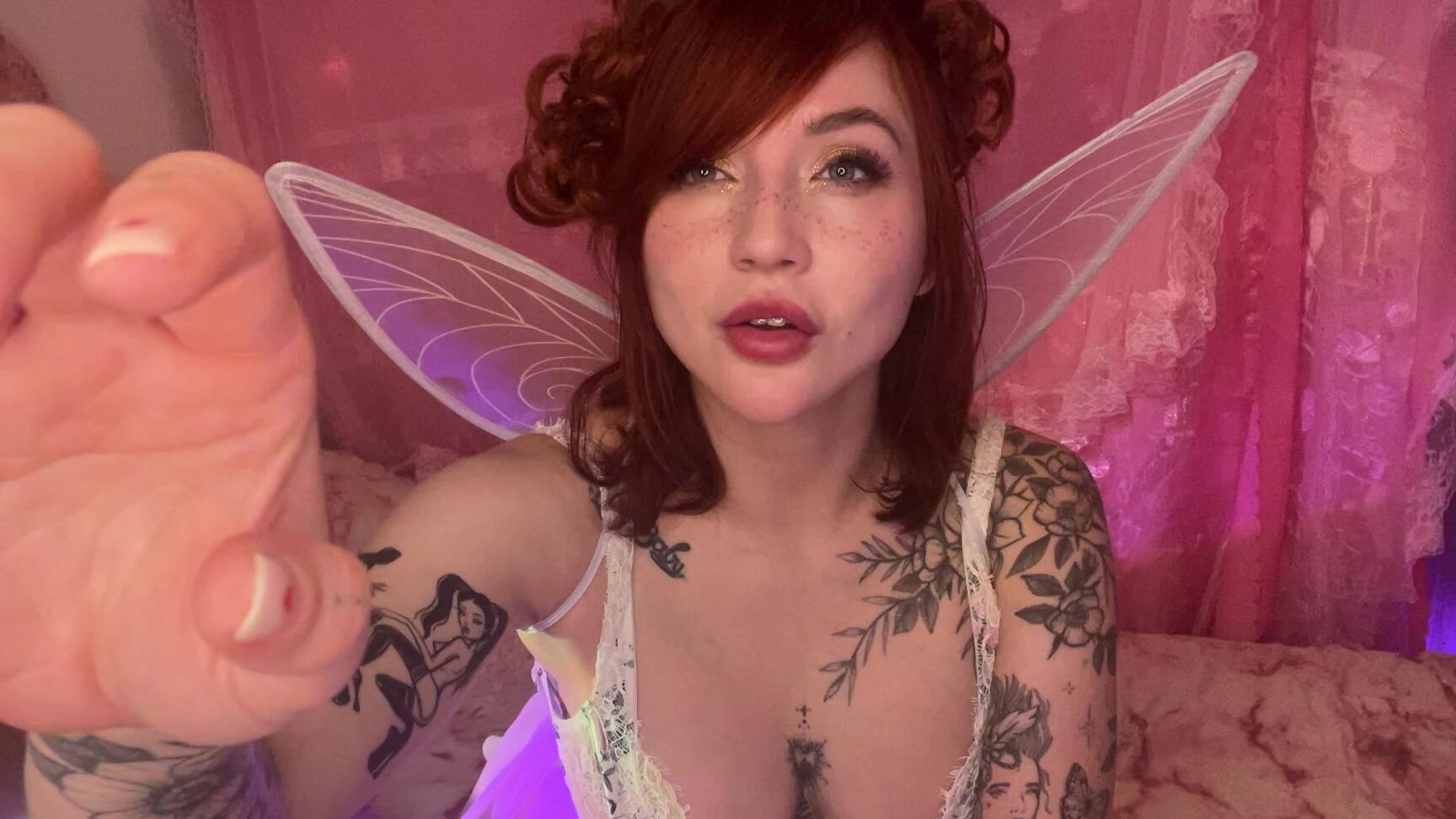 "evaray" redhead, joi, asmr, cosplay, fantasy Fairy ASMR JOI manyvids