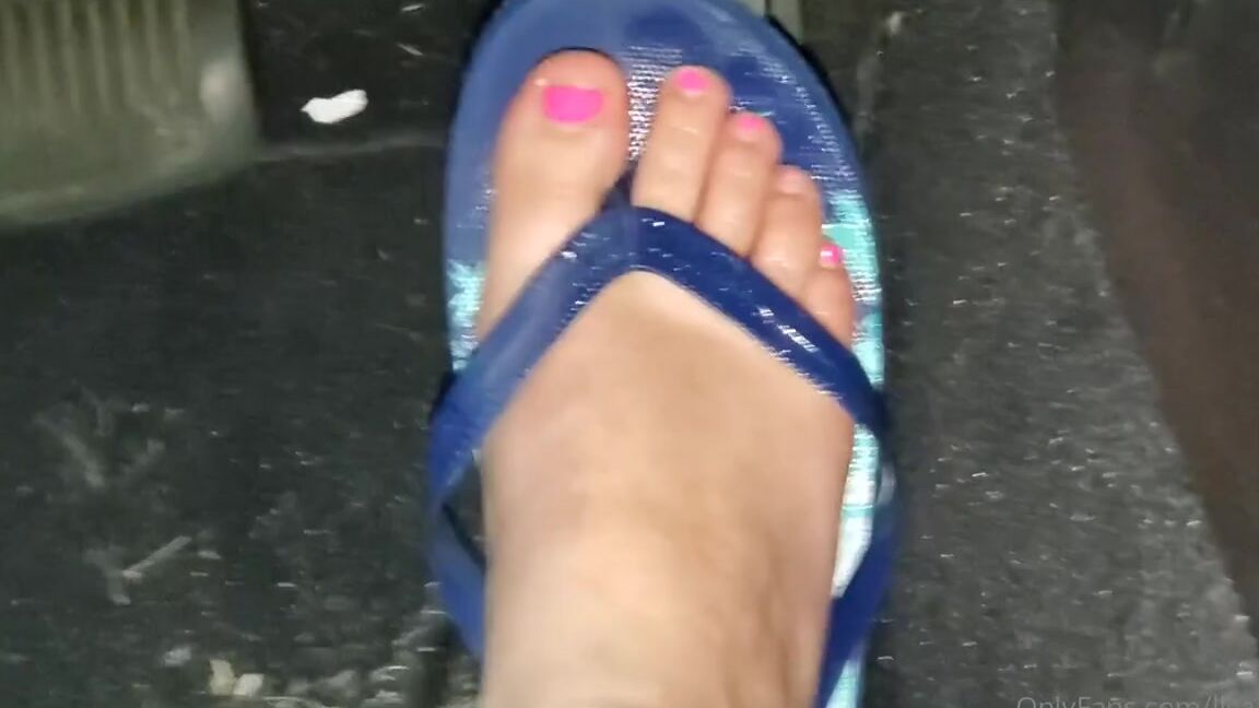 Lisaasmr Onlyfans Oily Feet Flip Flop Driving Custom