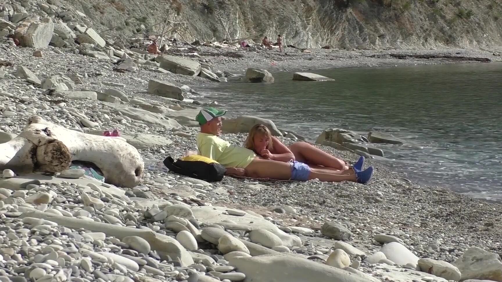 RoleplaysCouples Travel blogger met a nudist girl. Public blowjob on the beach in Bulgaria. Pornhub
