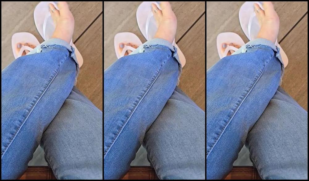 Goddess Nicole Aka Nicolesgoddesssoles Foot Fetish 05 31 2024 Onlyfans Video Playing With My Flip Flops And Doing Some Foot Play In Busy Starbucks