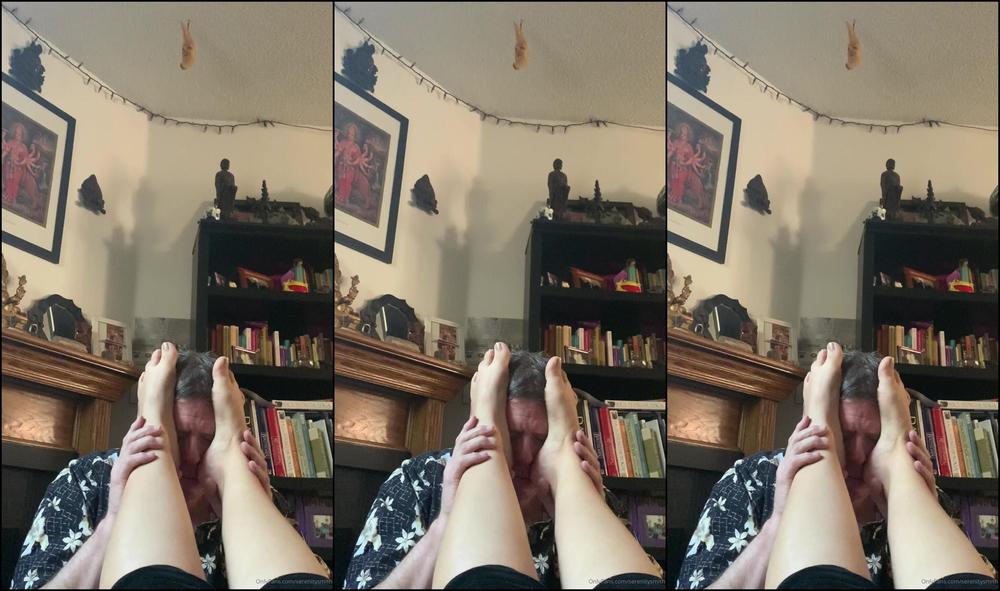 Serenitysmith Foot Fetish With My Personal Slave Latex Nipple Slut Latexnipppleslut